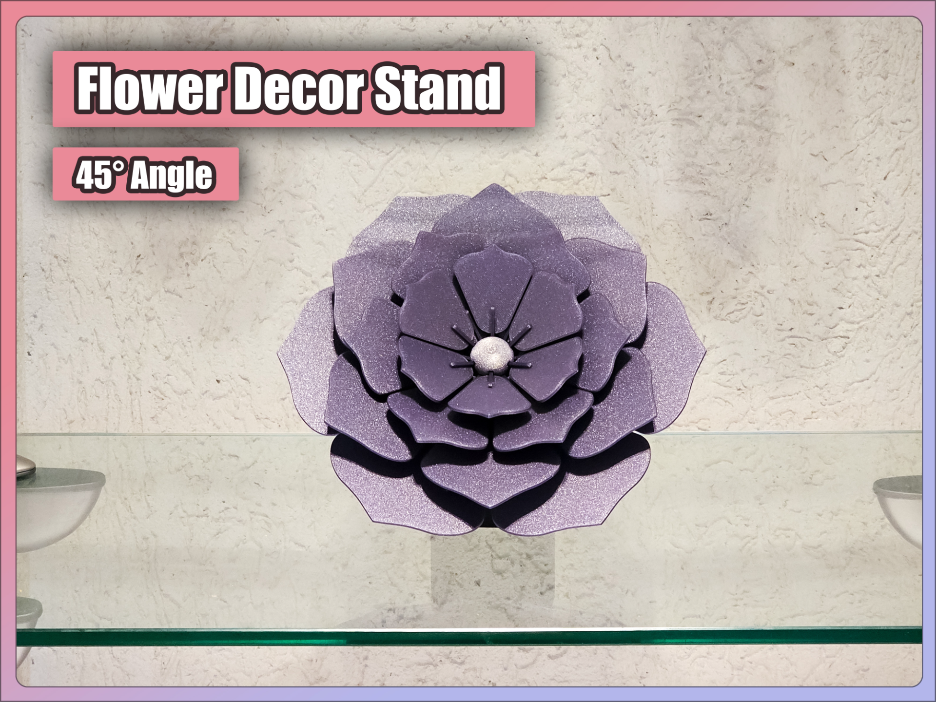 Flower Decor Stand (45deg)