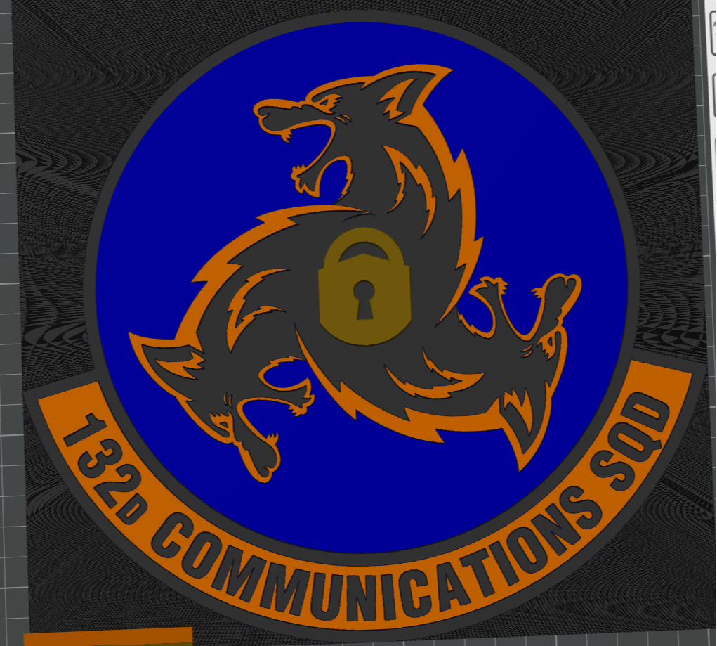 132 Comm Squadron in color