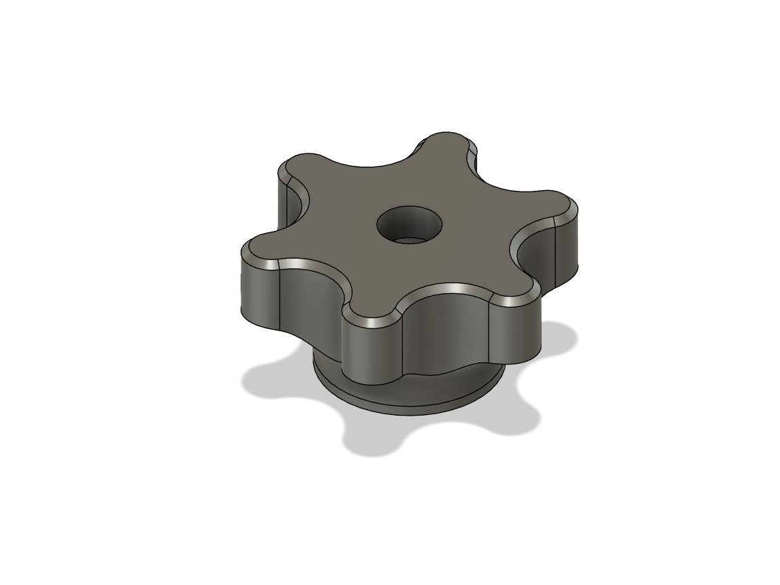 M8 Star nut KNOB