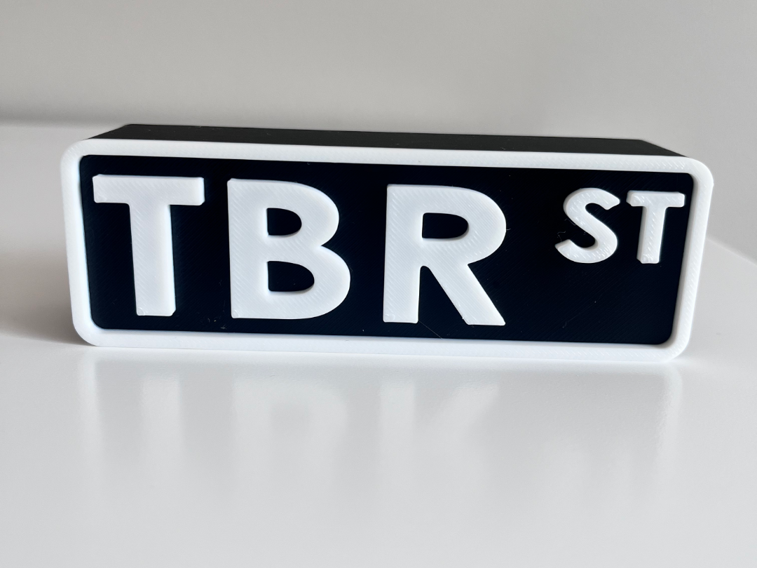 TBR Street Sign