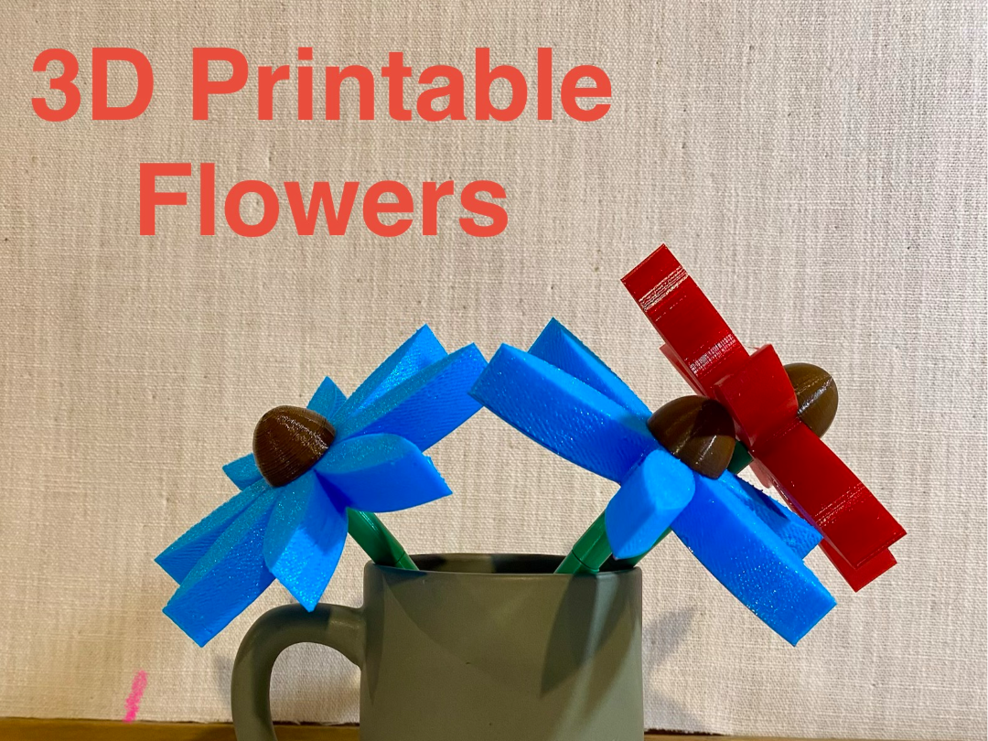 3D Printable Flowers
