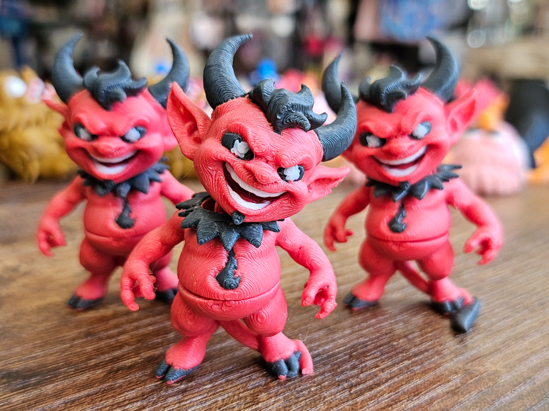 halloween devil micro articulating henchmen flexi