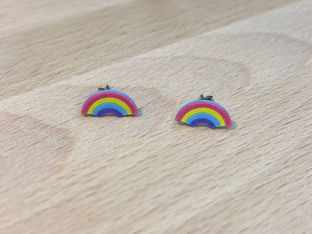 orecchini arcobaleno