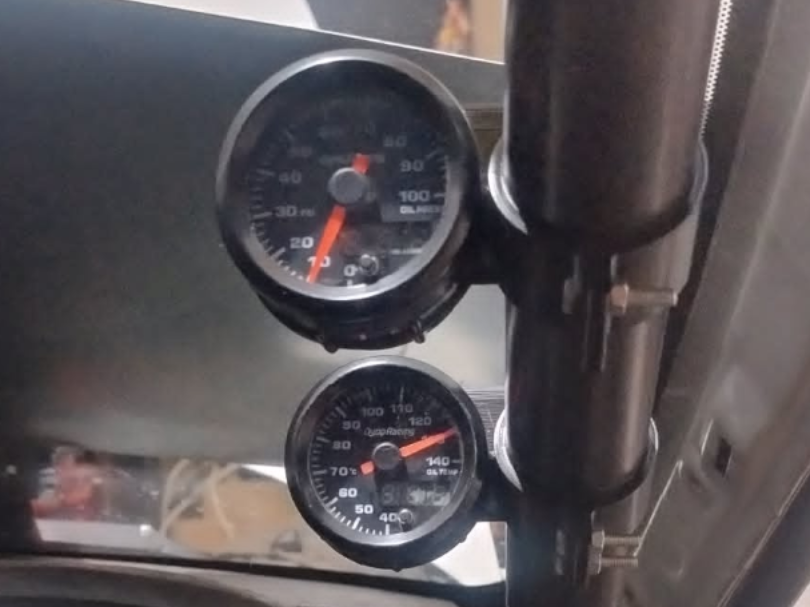 Roll Cage Angled 52mm gauge pod adaptor