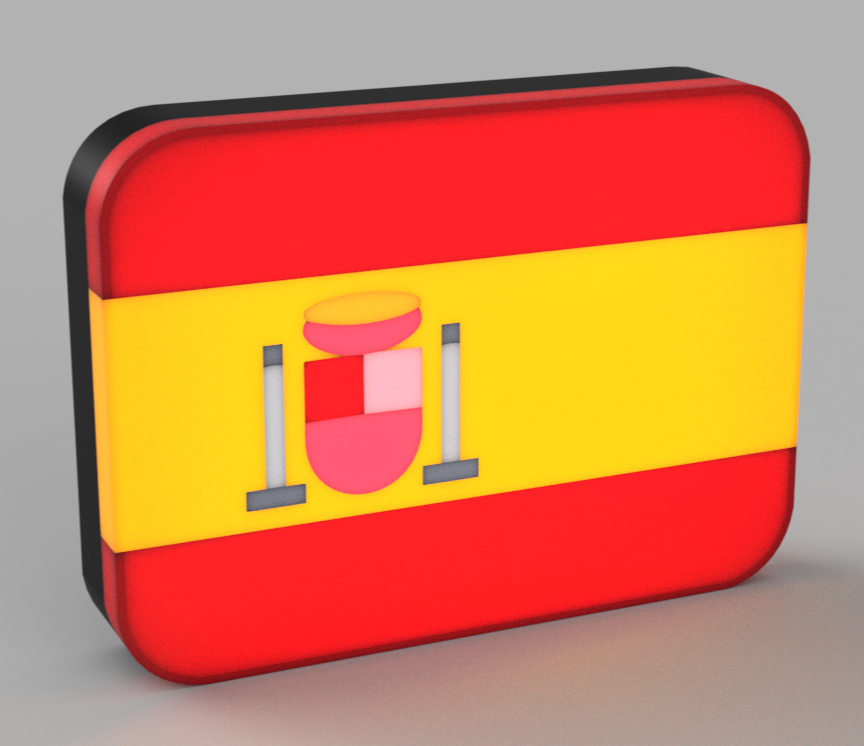 World Flags - Spain LED Lamp