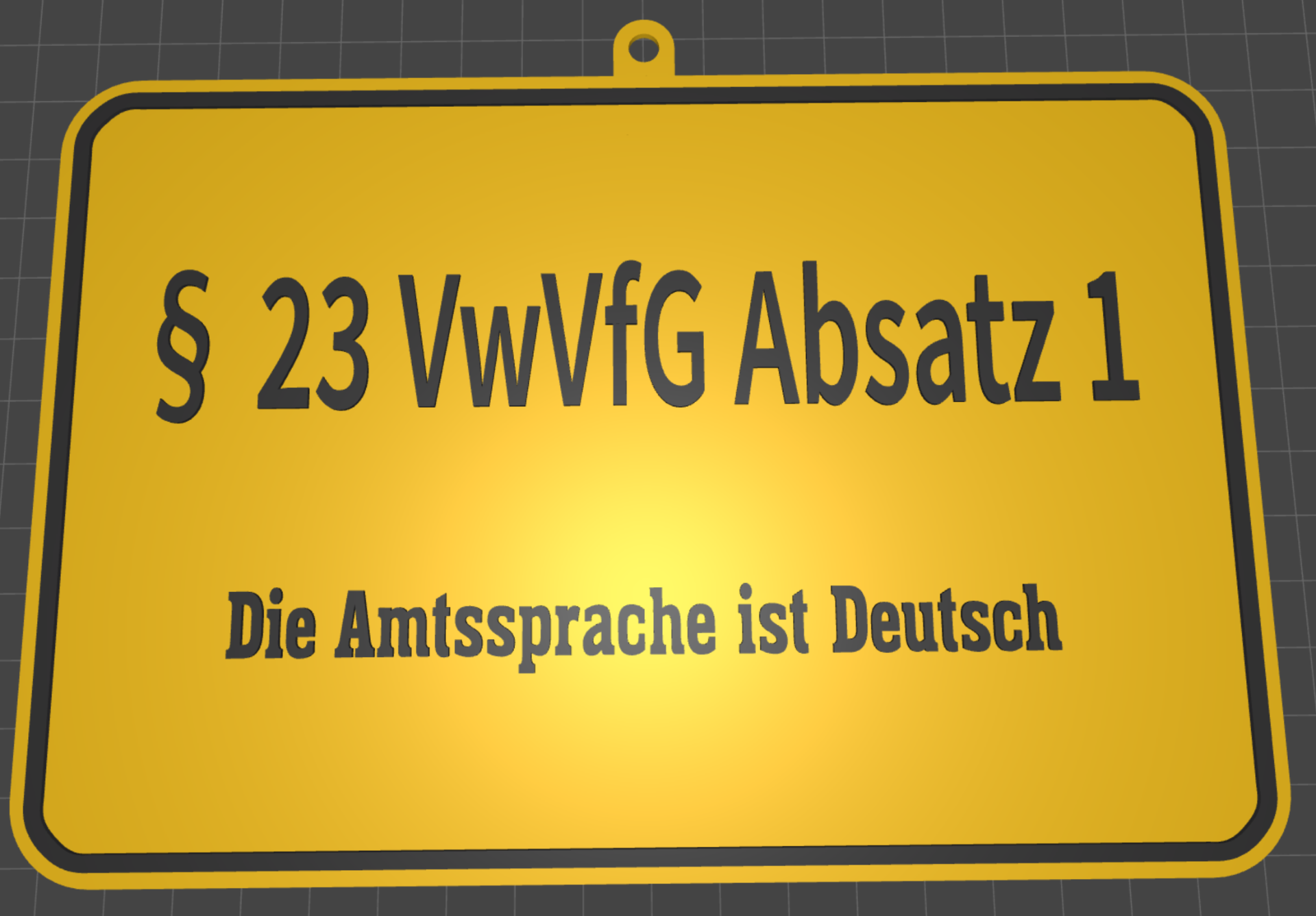 Amtssprache ist Deutsch