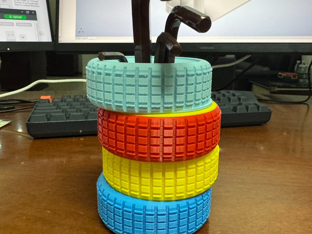 Stacked Wheel Organizer