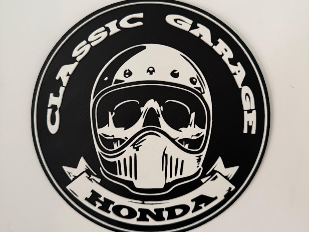 Classic Garage Honda Hueforge Wall Art