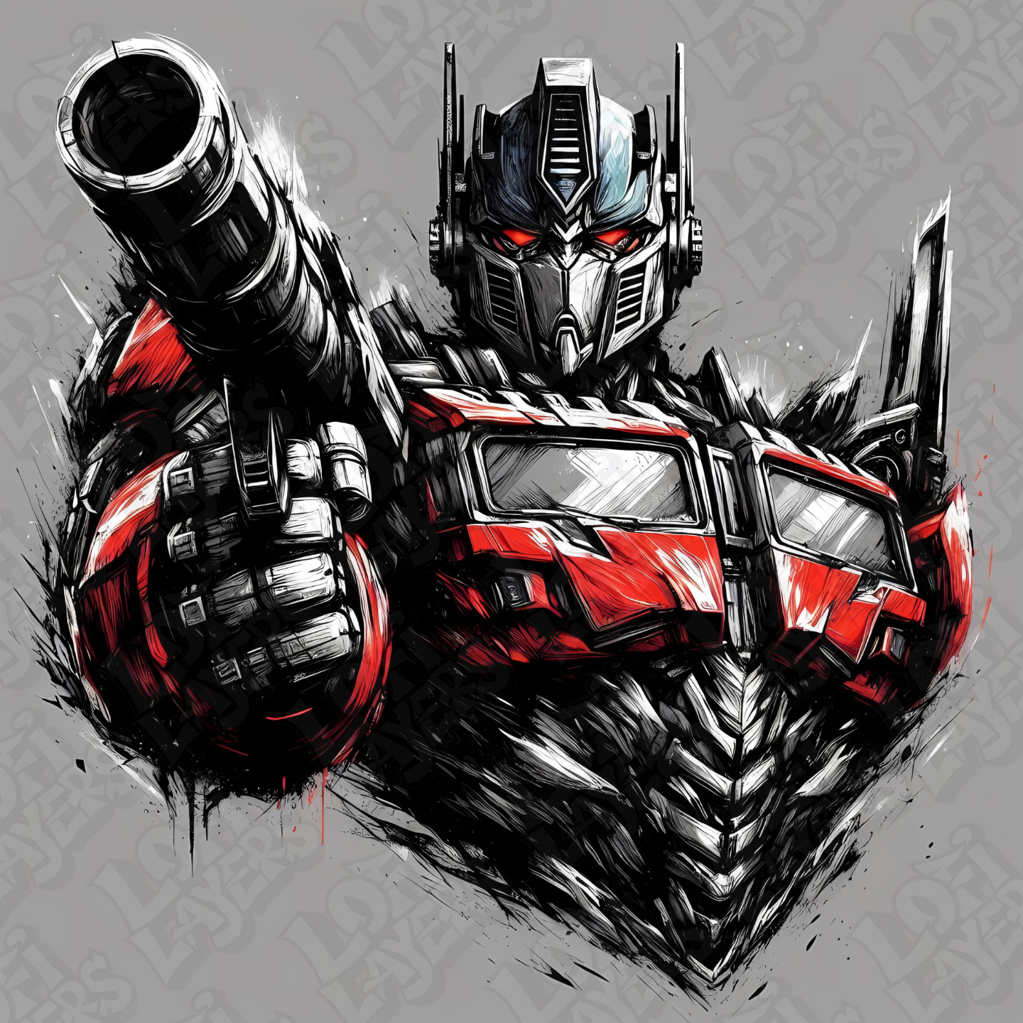 Optimus Prime Hueforge