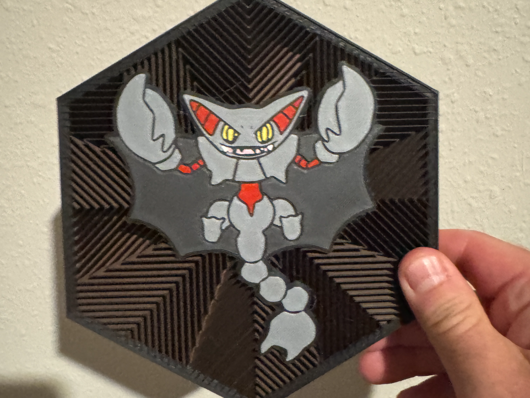 #472 Gliscor Hex Wall Art