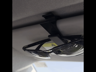 Sun Visor Sunglasses Clip w/ Chapstick Holder