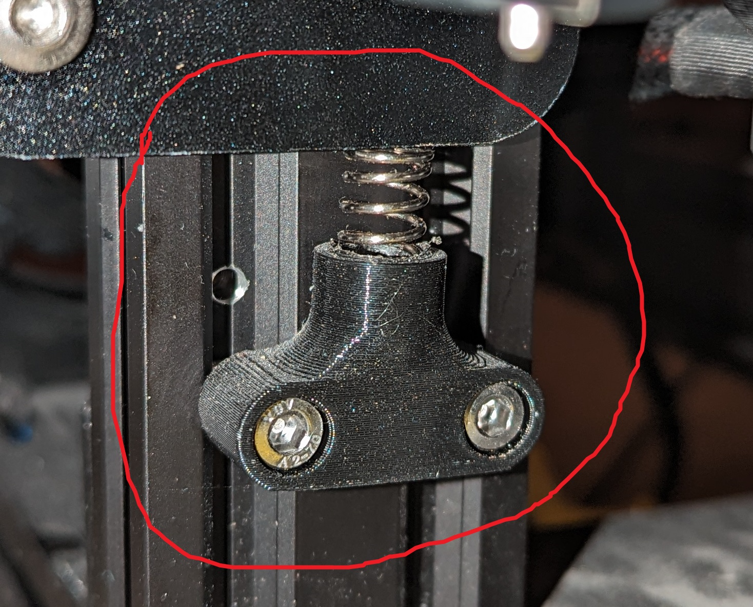 Ender 3 Z Spring End Stop