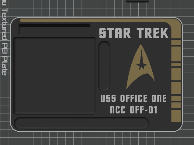 Star Trek LCARS Desk Organizer – USS OFFICE ONE