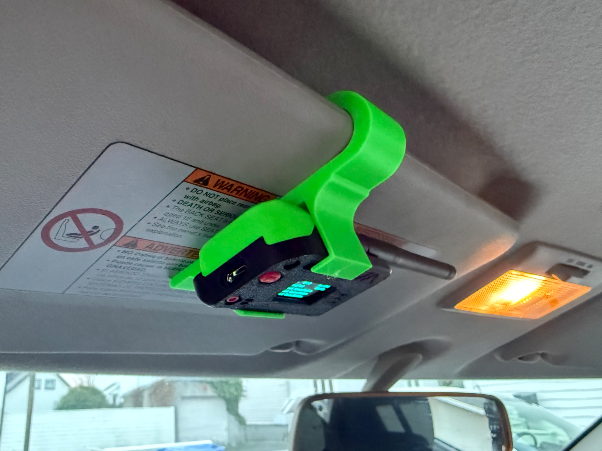 Meshtastic H1 Sun visor Clip