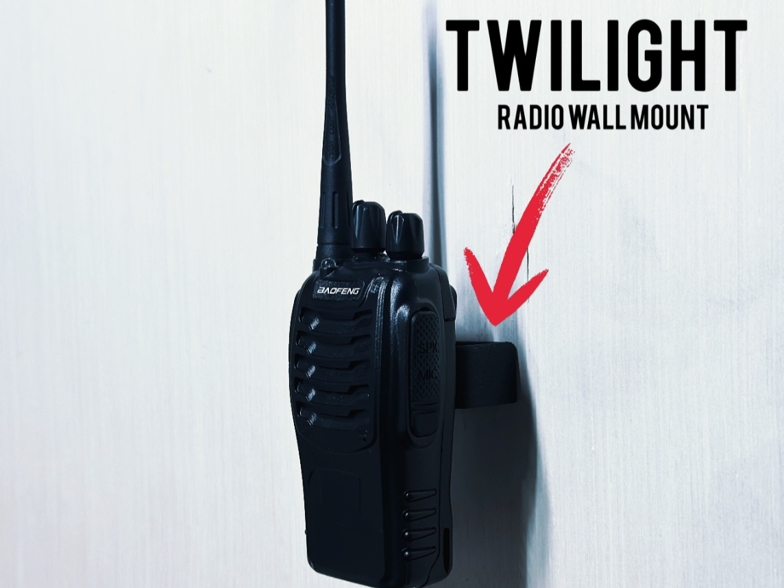 Twilight Radio Mount. Made For Easy Grabbing