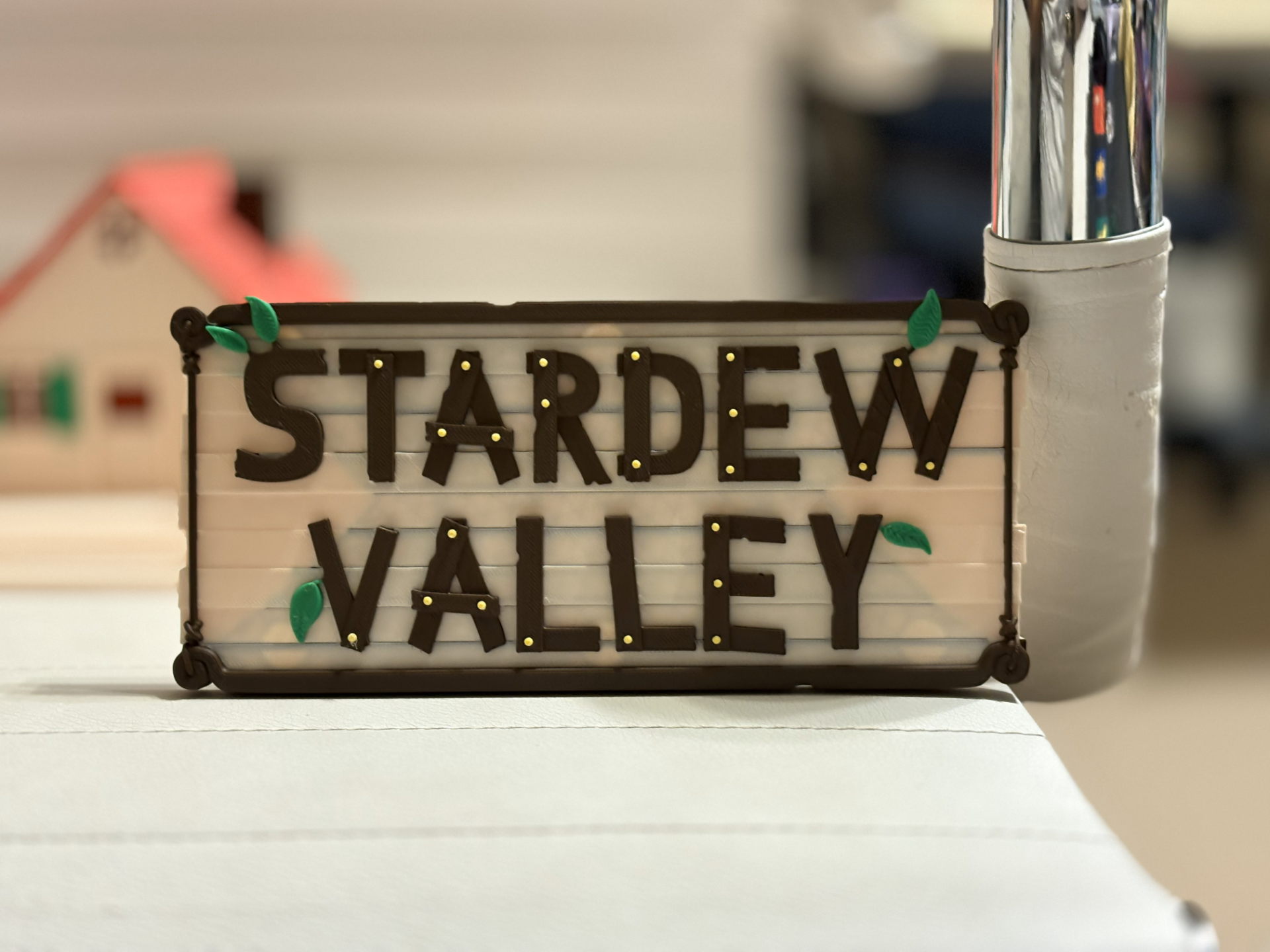 Stardew Valley Sign with Colors