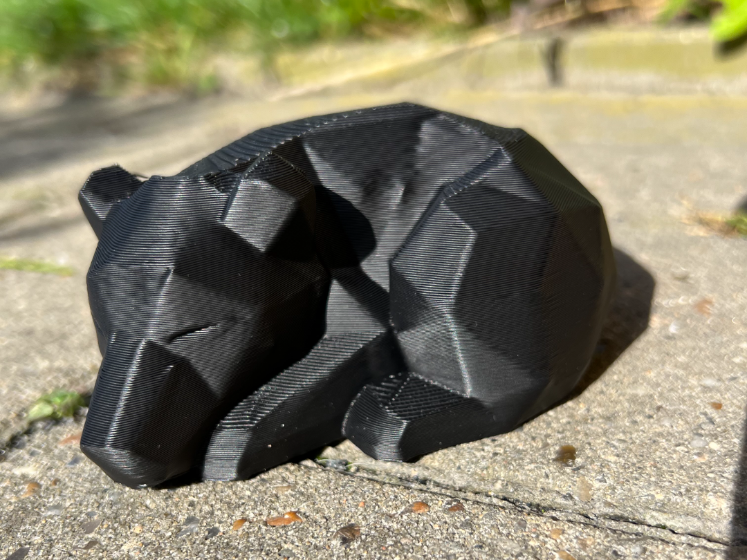 Low Poly Bear Cub – Sleeping Pose