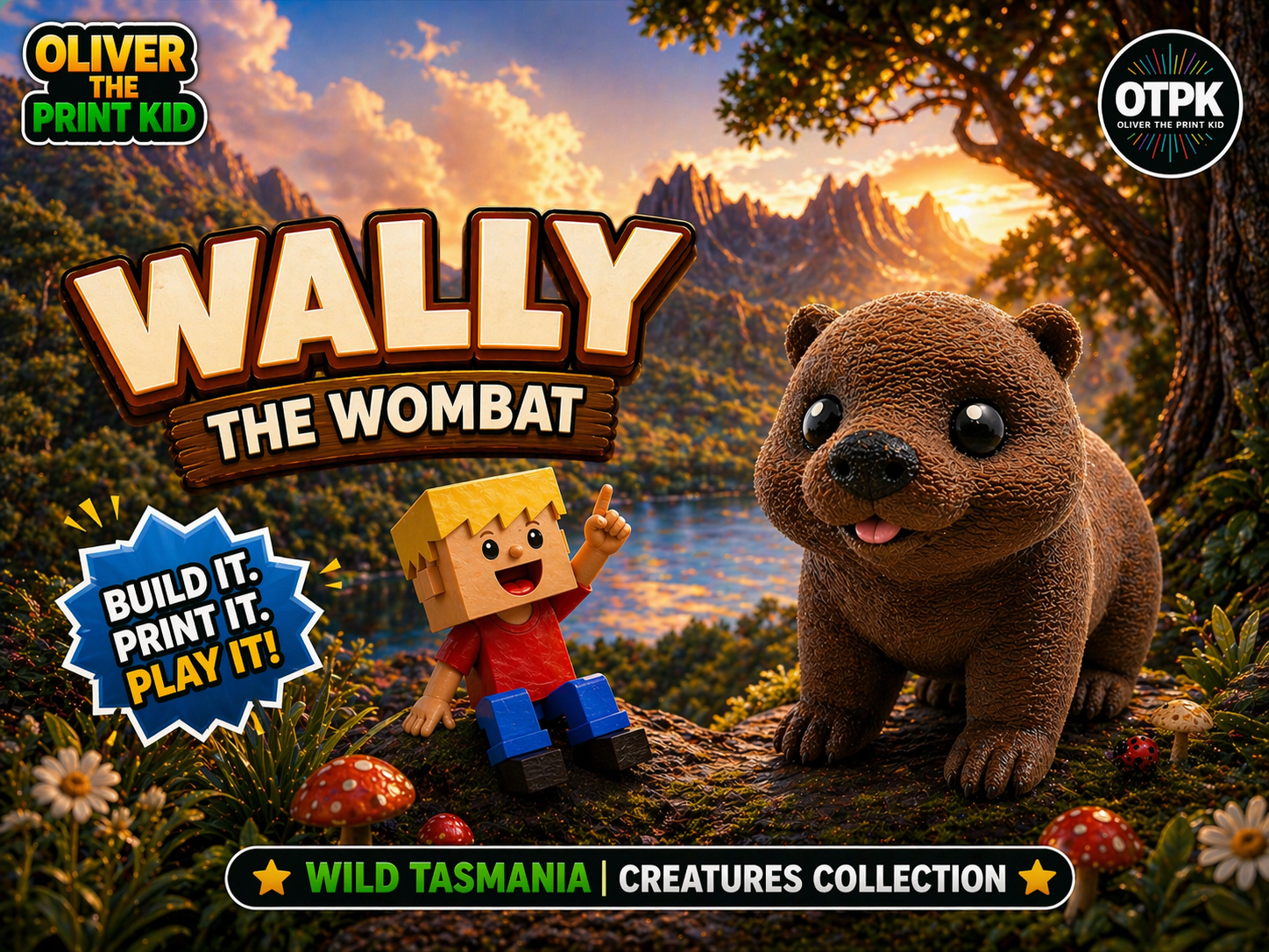 Wally the Wombat (Super Cute Desk Buddy)