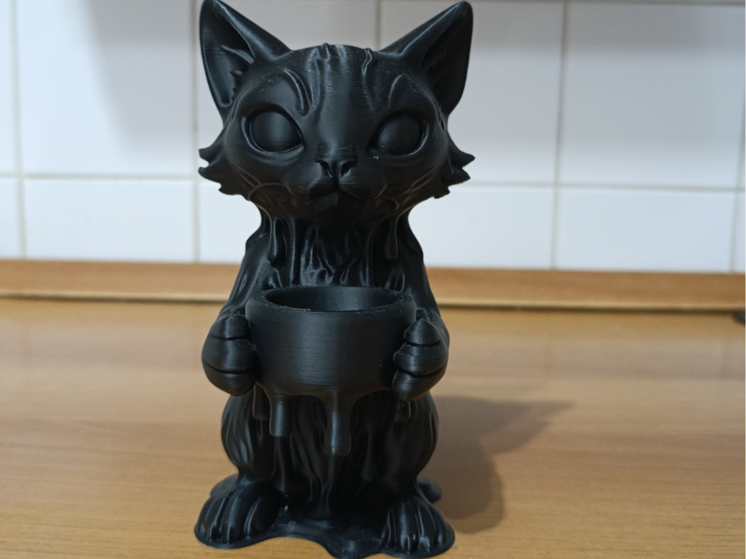Cat - Melted Wax – Mystic Ritual & Trinket Holder