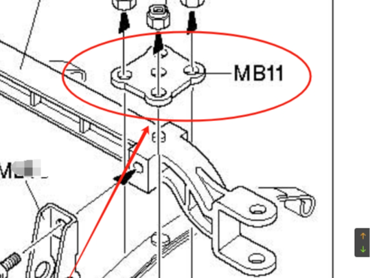 MB11 x8 Tamiya chassis Spring seatリ-フスベ-サ- Federsi
