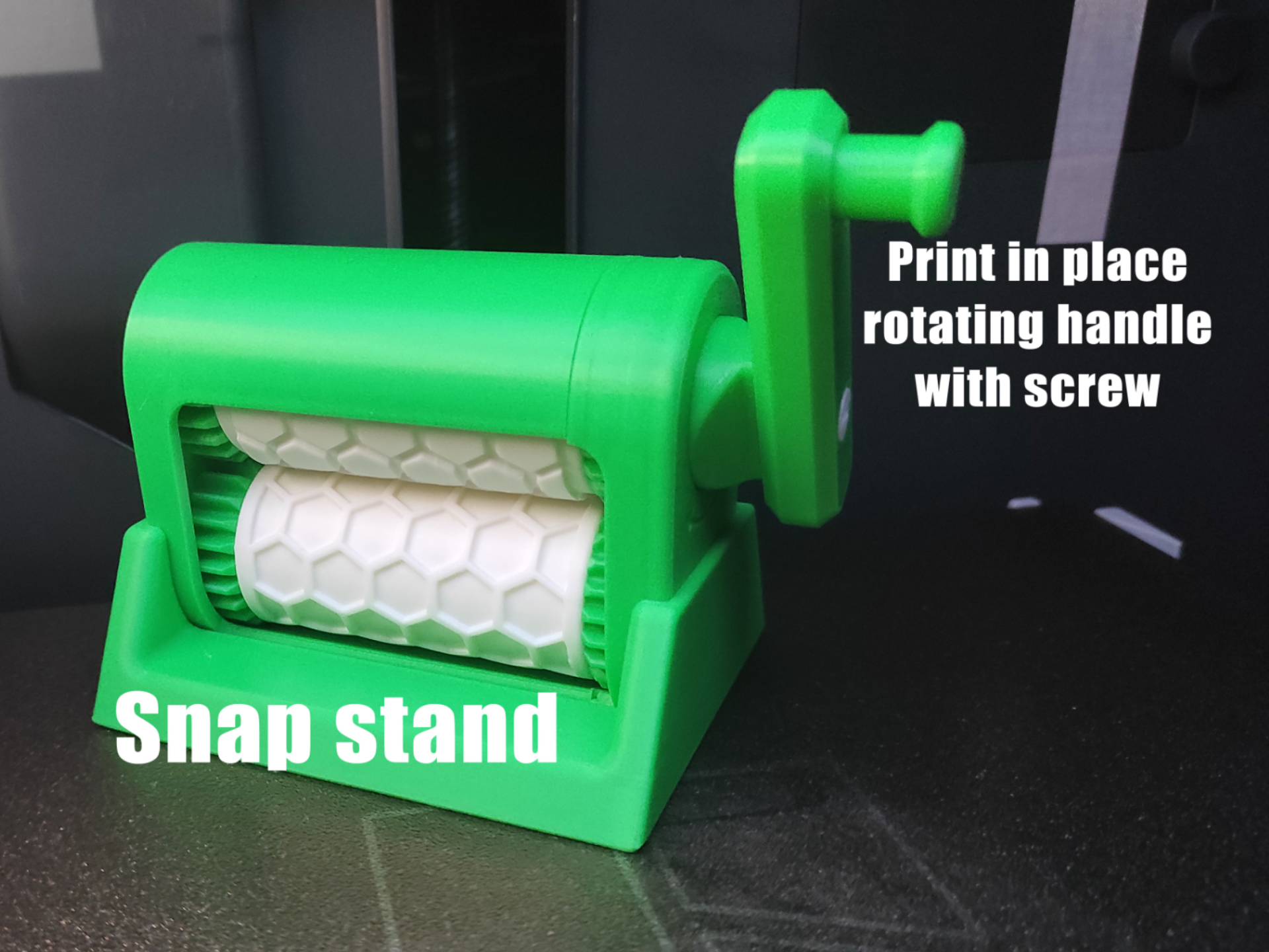 Business Card Embosser With Stand And Handle