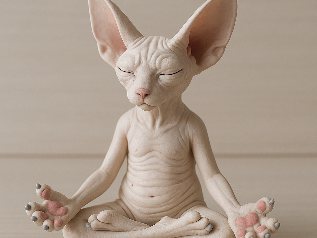 Chat Sphinx zen