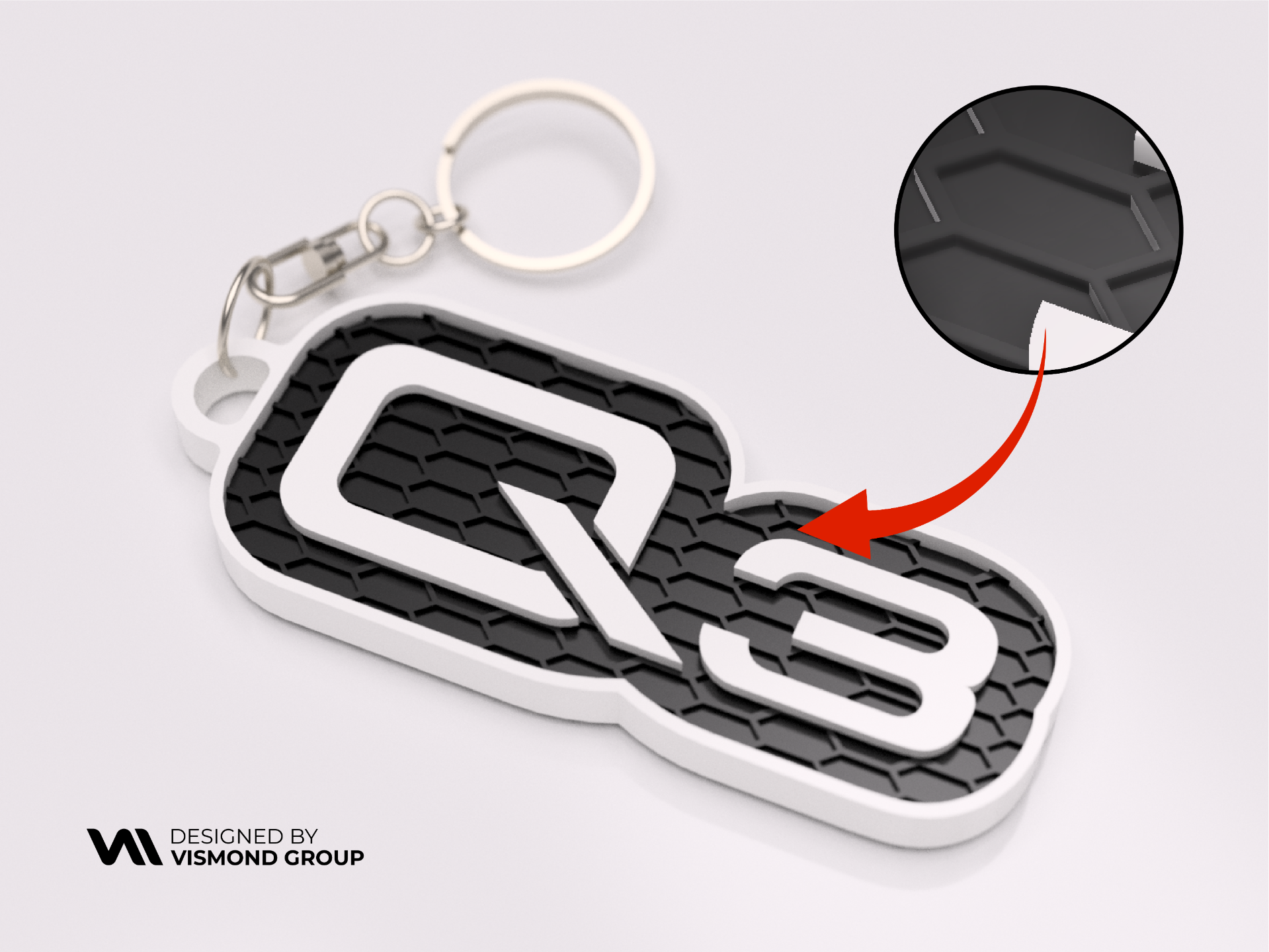 Audi Q3 Keychain