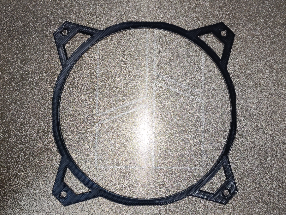 120mm & 140mm Fan Frame Template