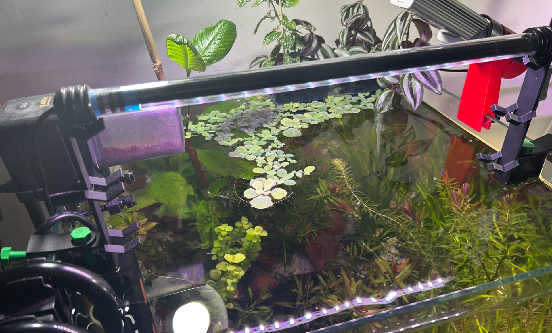 Nano tank bar lamp stand