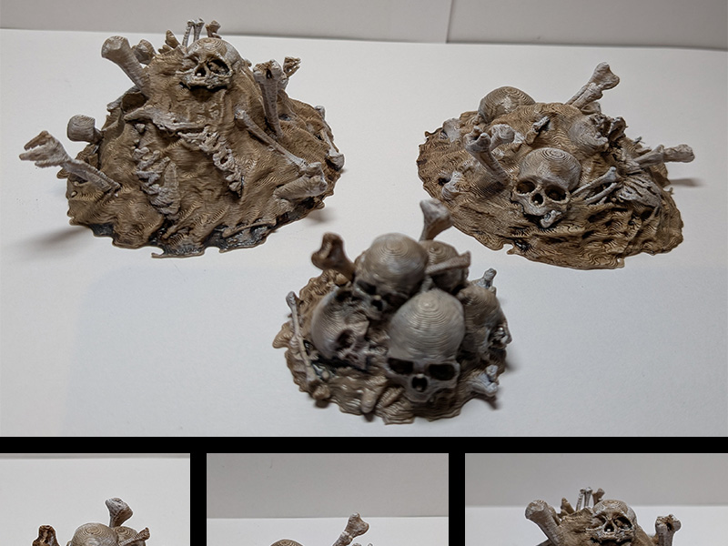 Pile of bones - DND scatter scenery