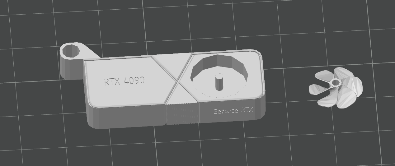Nvidia Geforce RTX 4090 Keychain