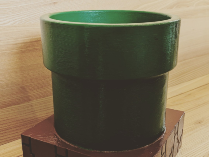 Tube Mario Poubelle (Warp Pipe)