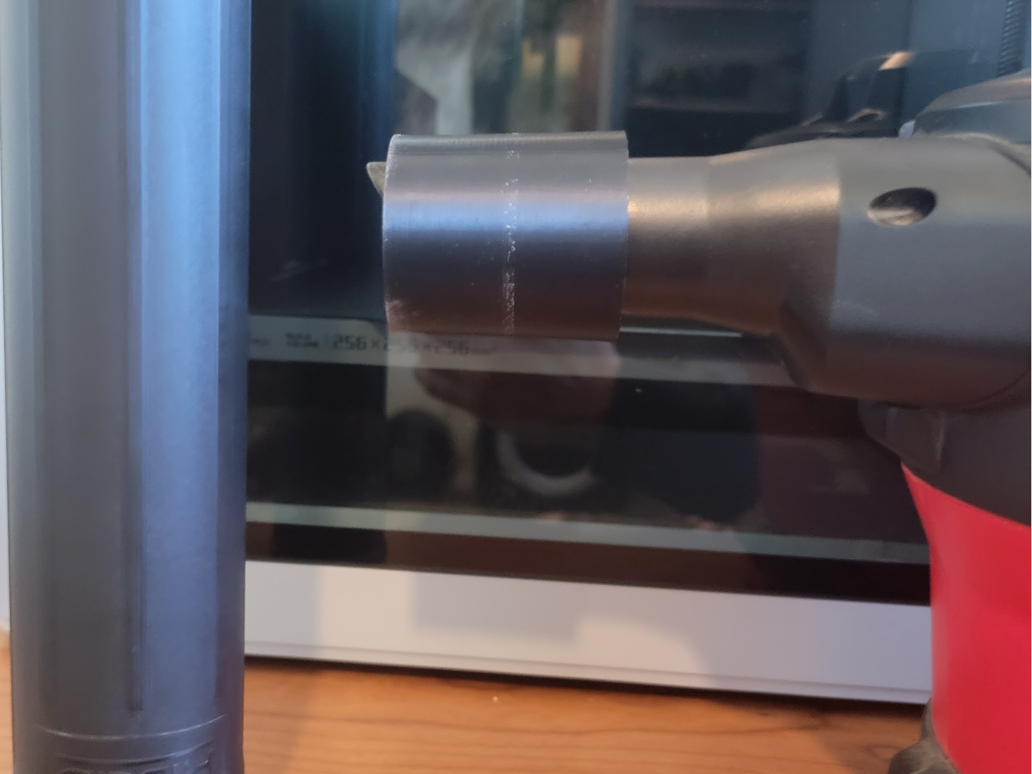 Milwaukee 1 1/4 vacuum to Ridgid 1-7/8 adapter