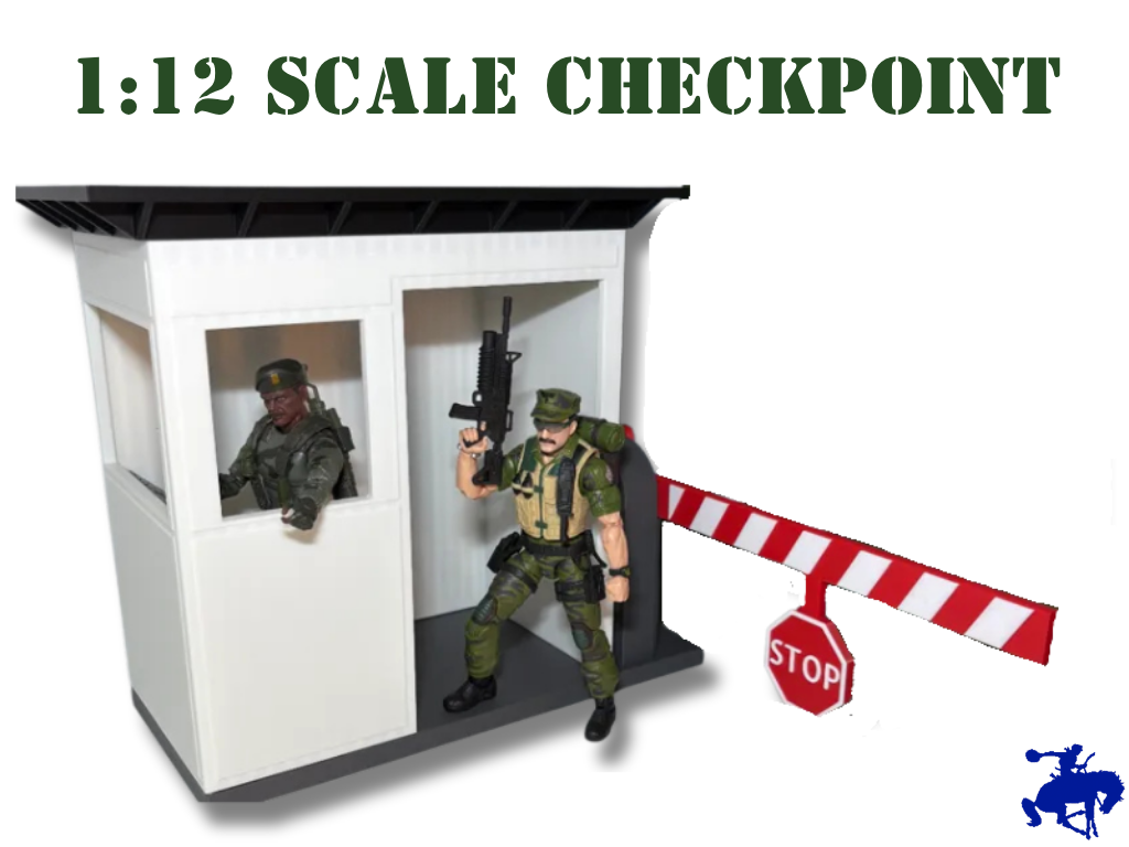 Checkpoint / Guard Shack for 1:12 Action Figures