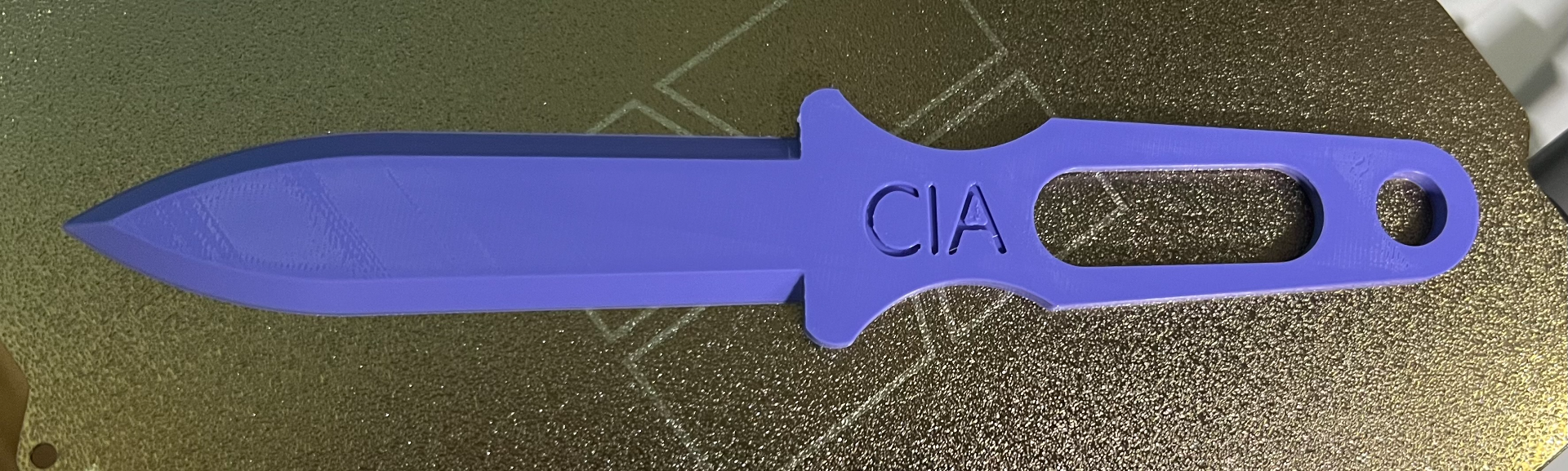 Tactical CIA Letter Opener - Sharper edge version
