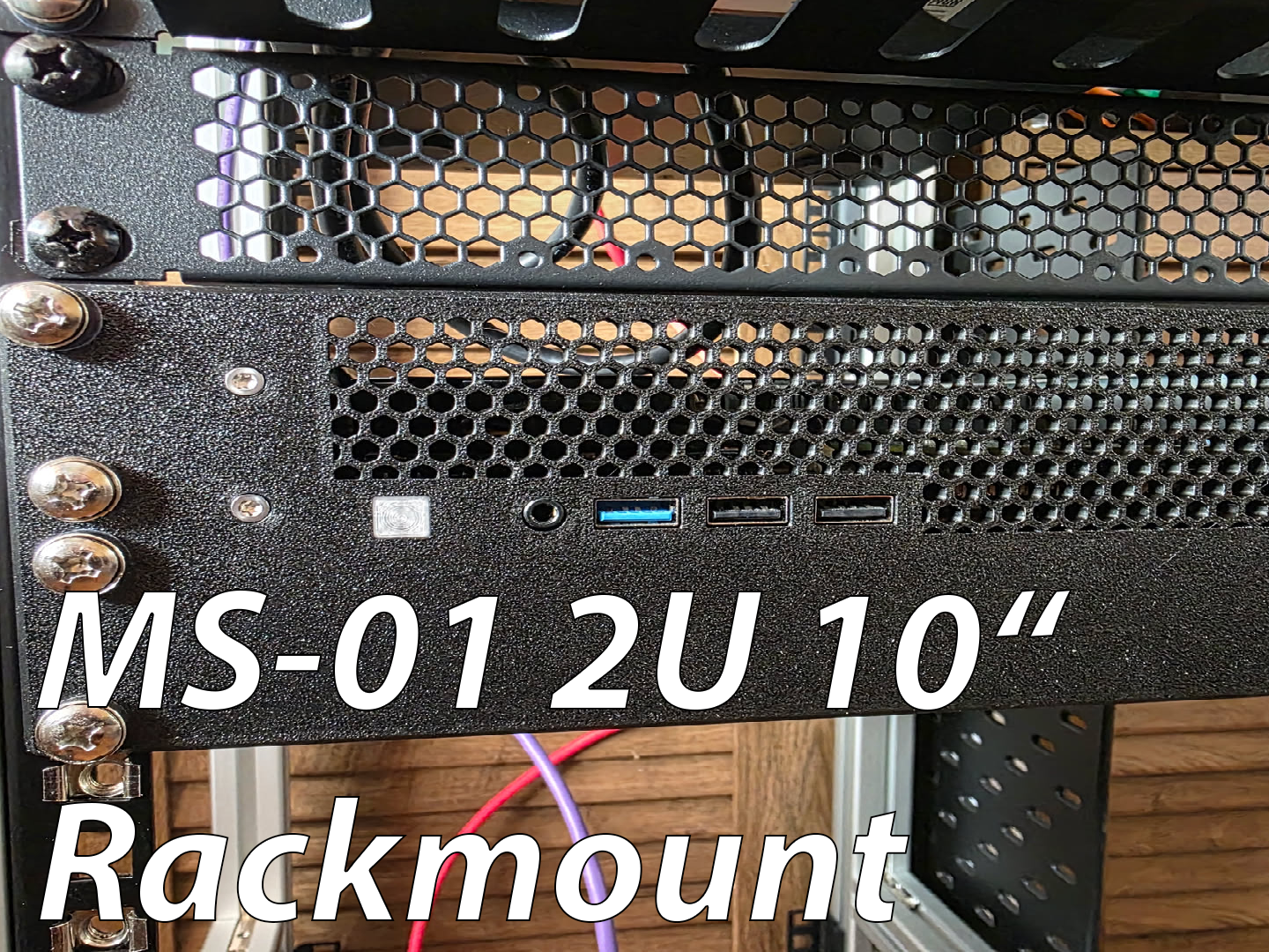 MS-01 10" 2U Rackmount with Noctua NF-A20