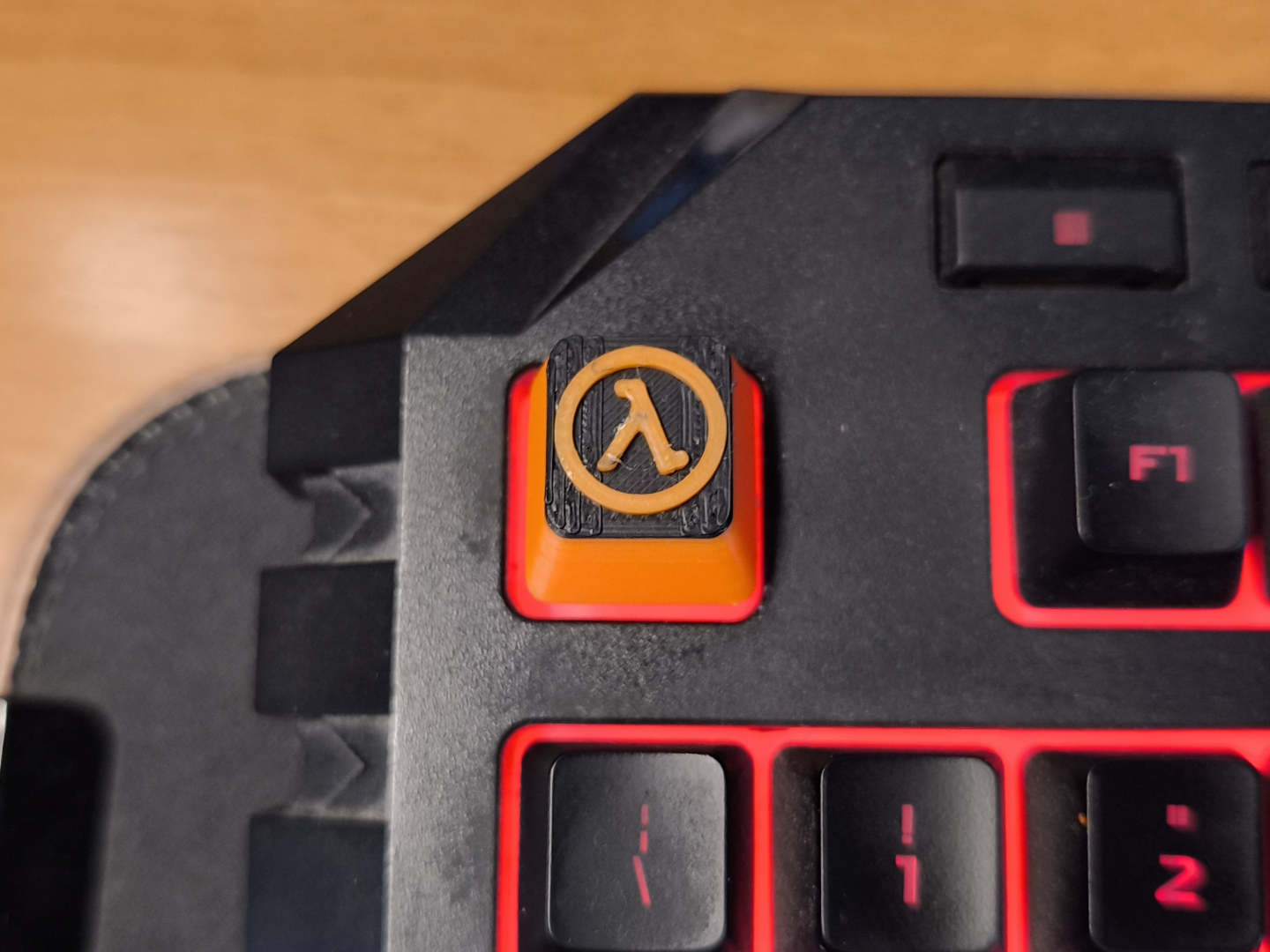 Half-Life Keycap for membrane keyboard