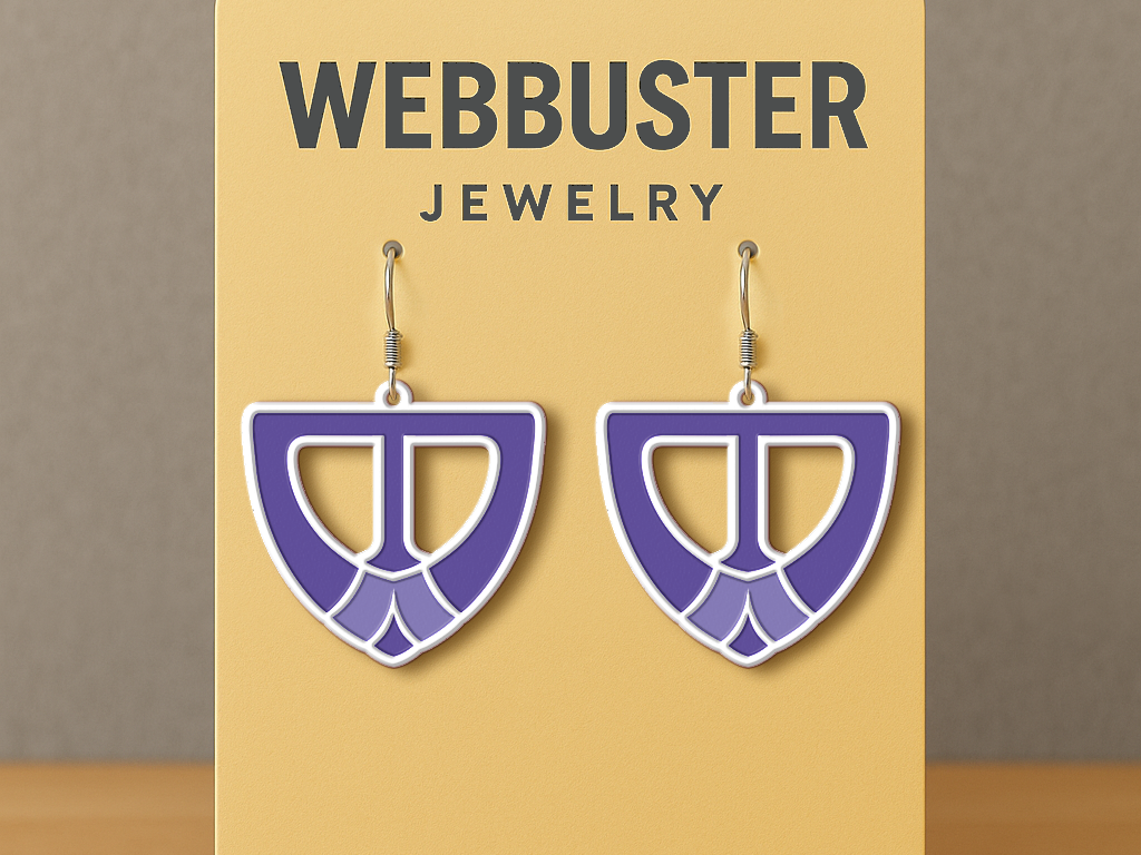 Shield of Elegance - Earrings