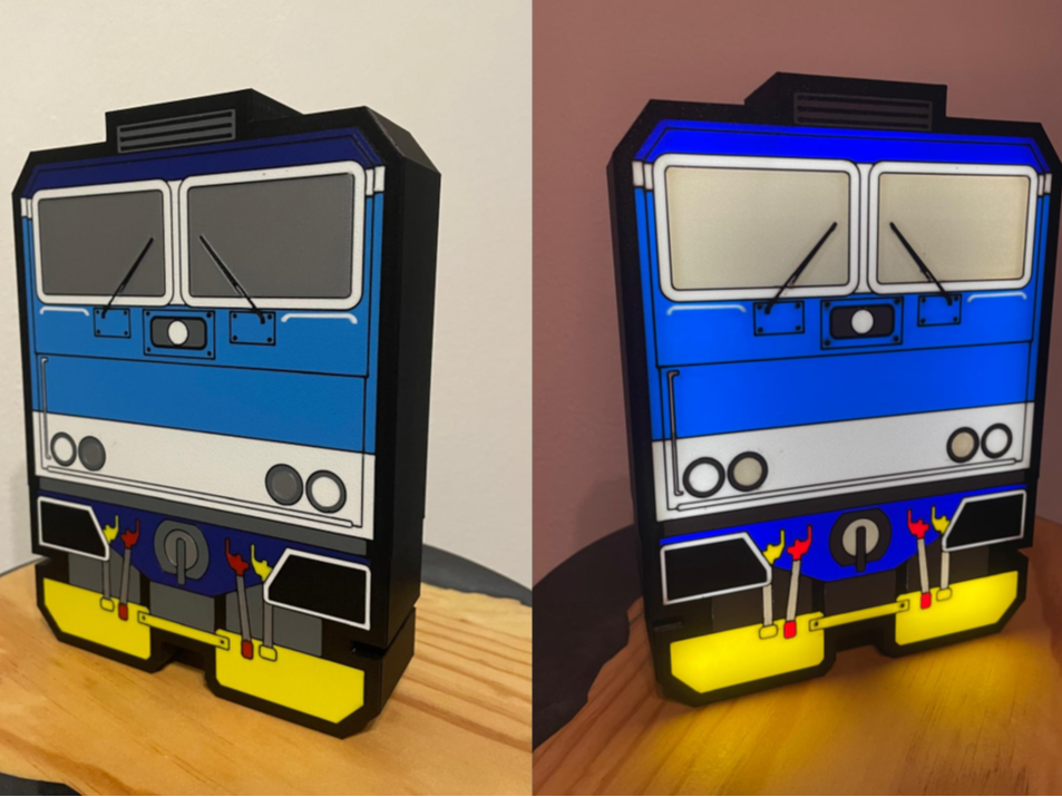 TRAIN LIGHT BOX (LOKOMOTIVA „ESO“)