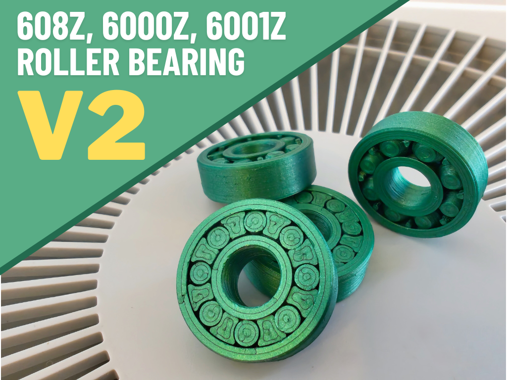 608Z, 6000Z, 6001Z Roller Bearing V2
