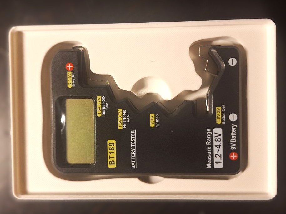 Gridfinity Batterie Tester