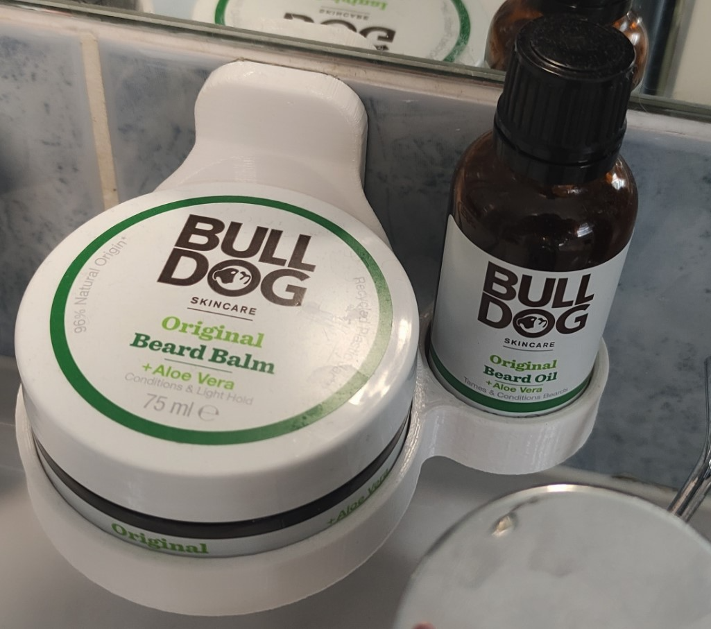 Bulldog beard cosmetics holder
