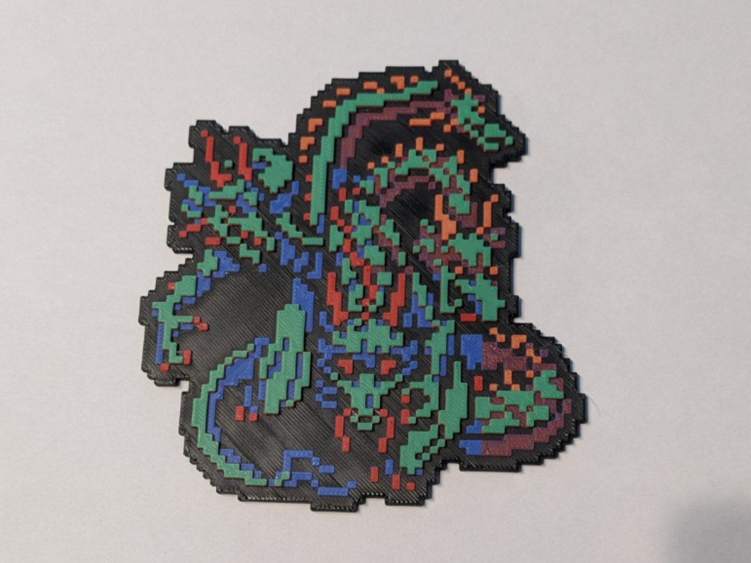 FF1 Tiamat Refrigerator Magnet