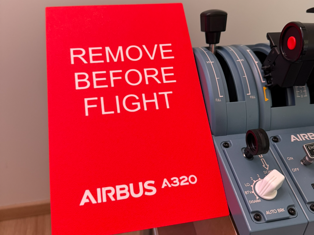 Cache MCDU WinWing A320 Remove Before Flight
