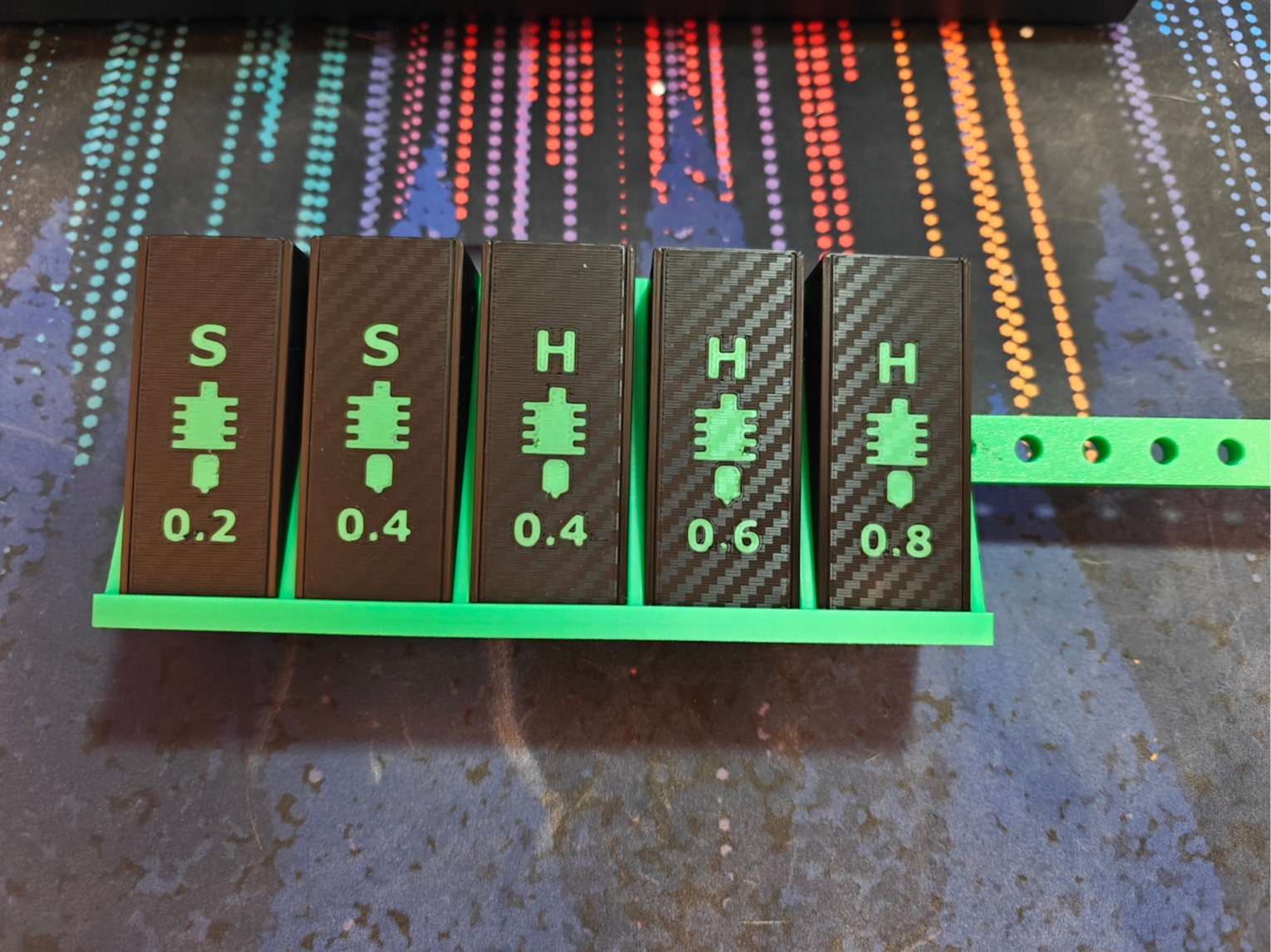 Hotend boxes holder for Ikea PAX mounts