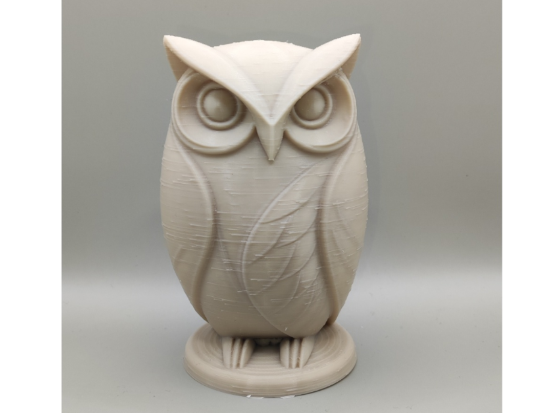Abstract Owl Figurine