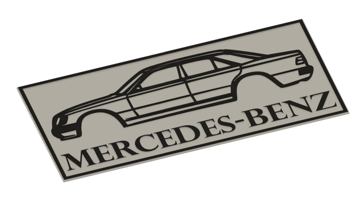 2D Mercedes W124 art