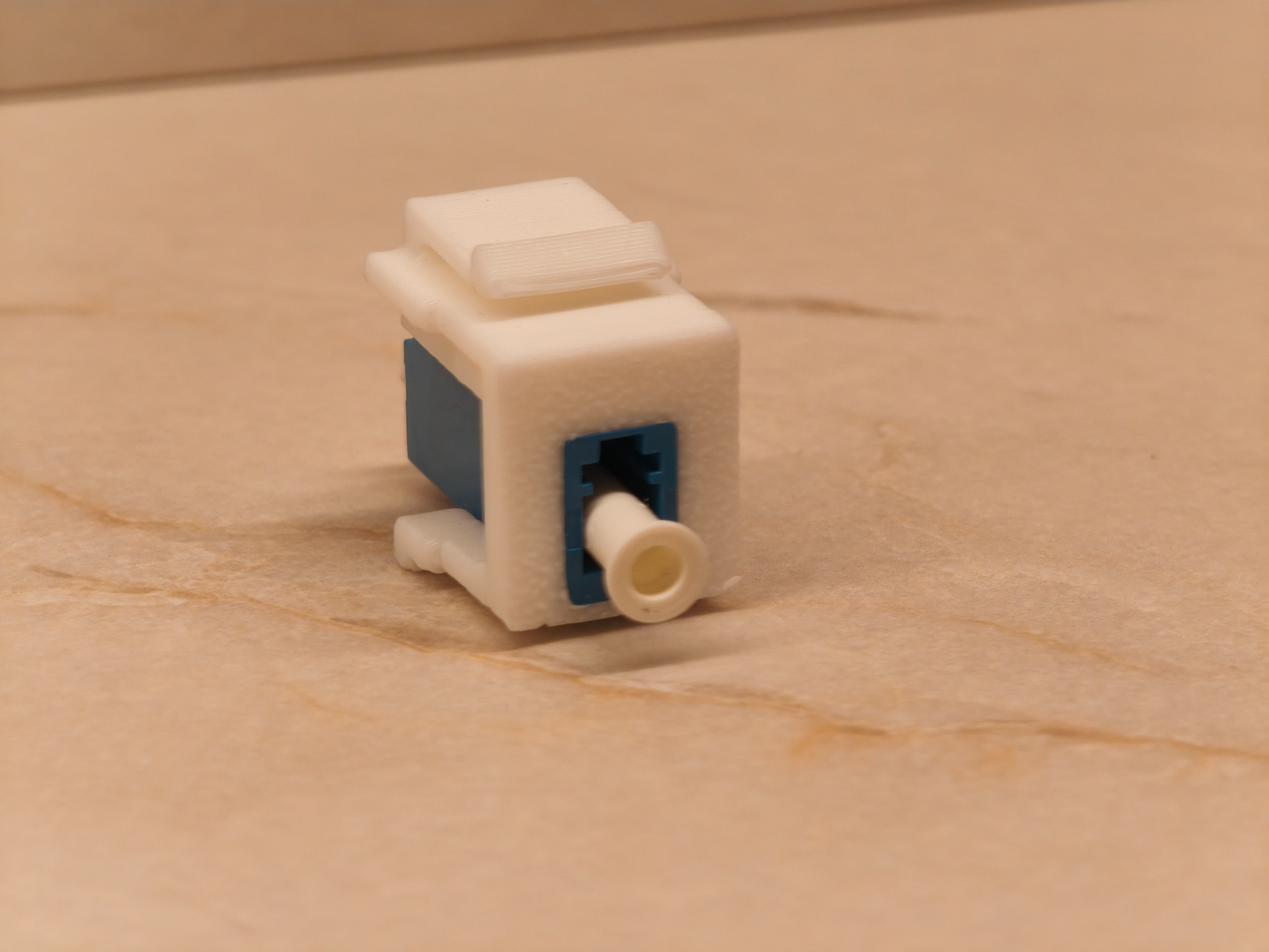 Keystone LC simplex coupler