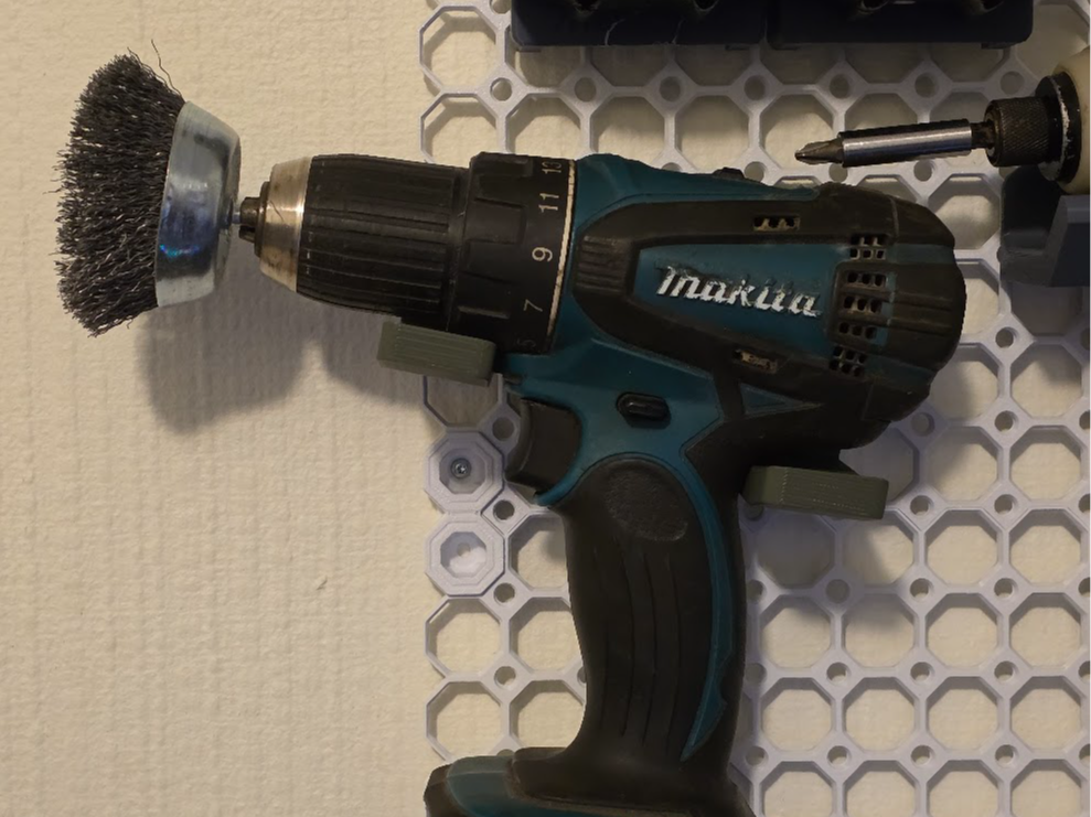 Drill holder multiboard and hidden mount