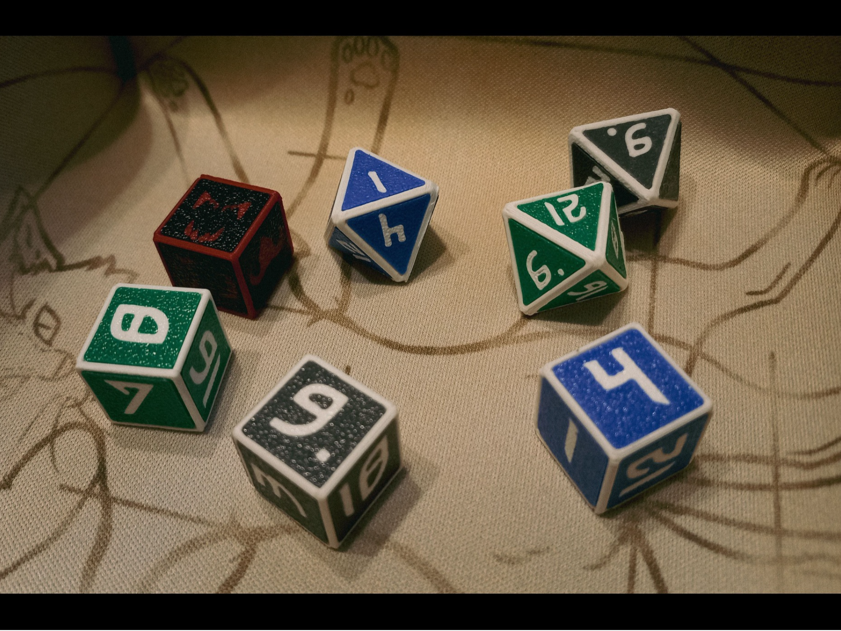 Witcher old world terrain dices (with Skellige)